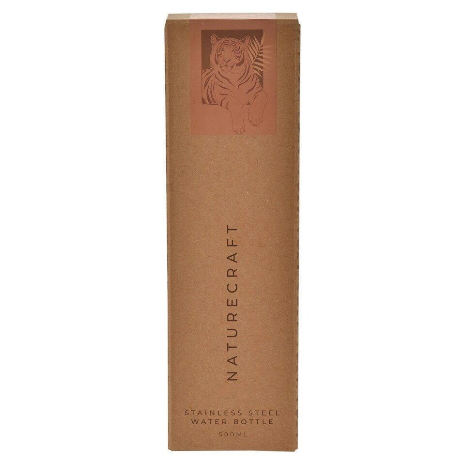 image 1 of Naturecraft Tiger 500ml Reusable Bottle Terracotta Orange | Terracotta | 500ml