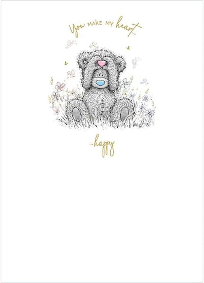 image 1 of Me To You Bear Bear Holding Heart Card