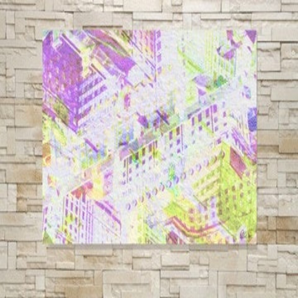 image 1 of London Roof Tops (Canvas Print) 36" x 24"