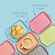 image 4 of Zeal Melamine Mini Tray, Gingham Pattern, 18 x 14 cm, Dark Grey