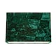 image 2 of Contemporary Designer Forest Green Crushed Velvet Fabric Rectangular Lamp Shade | Green