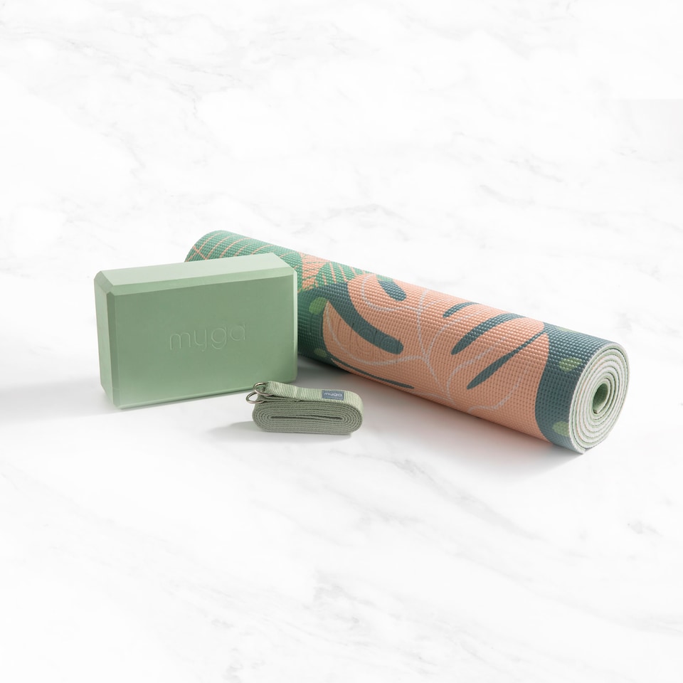 image 1 of Myga Yoga Starter Set - Palm | Green
