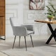 image 4 of Carrara Velvet Dining Chairs - Set of 2