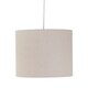 image 2 of First Choice Lighting Natural Linen 25cm Pendant Lightshade Brown