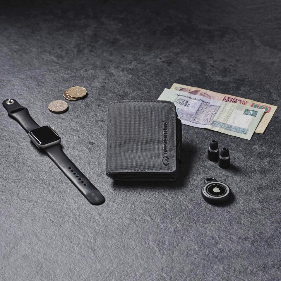 image 1 of Lifeventure RFiD Recycled Wallet Card Holder Blue | Navy