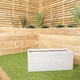 image 3 of 25cm Stone Coloured Plastic Slate Effect Garden Patio Trough