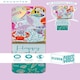 image 3 of Lovely Daughter Mer-Mazing Party! Birthday Pop Up Greeting Card