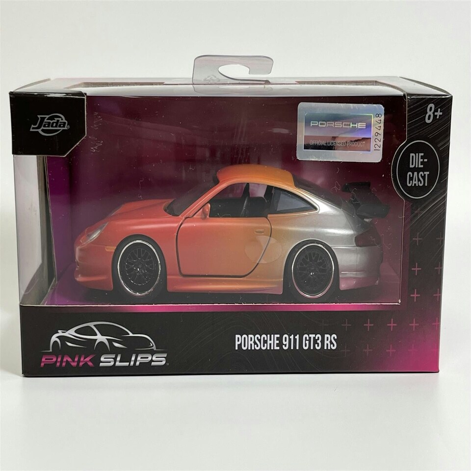 image 1 of Porsche 911 GT3 RS 1:32 Scale Pink Slips Jada 253292000 24106