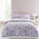 image 1 of Isadora Floral Reversible Duvet Cover Set | Purple | Lilac