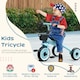 image 3 of AIYAPLAY Baby Trike, Toddler Tricycle with Adjustable Seat, Basket, Bell, Kids Tricycle for 2-5 Years Old, Blue
