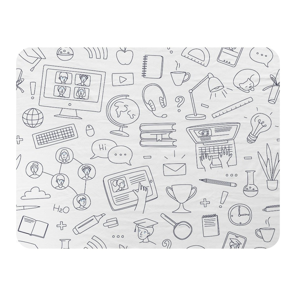 image 1 of Learning online (Blanket)