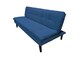 image 3 of The Fermo 2 Seater Sofa Bed in Grey, Silver or Navy | Blue | One Size