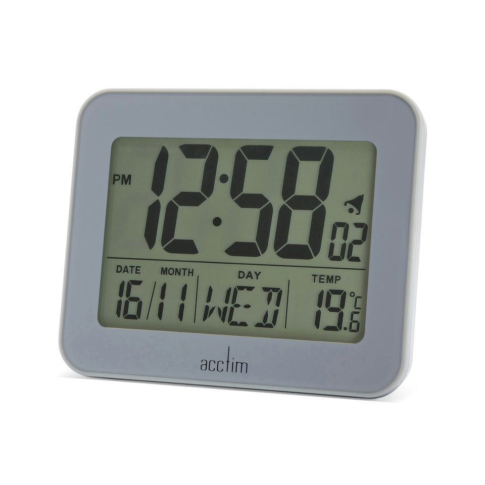 image 1 of Acctim Otto Superbrite® Digital Bedside Alarm Clock | White | One Size