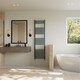 image 2 of Zennor - Anthracite Dual Fuel Towel Rail H1800mm x W500mm Standard - Curved