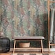 image 3 of AS Creation Famous Garden Fern Textured Wallpaper - Brown/Blue/Green - One Size | Brown
