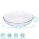 image 6 of Argon Tableware Optical Round Glass Oven Dishes - 32cm x 32cm - Pack of 2 | Clear | Clear | 32cm x 32cm