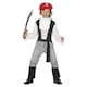 image 1 of Fiestas Guirca Childrens/Kids Buccaneer Pirate Costume Set | White | White/Black | 10-12 years | 1