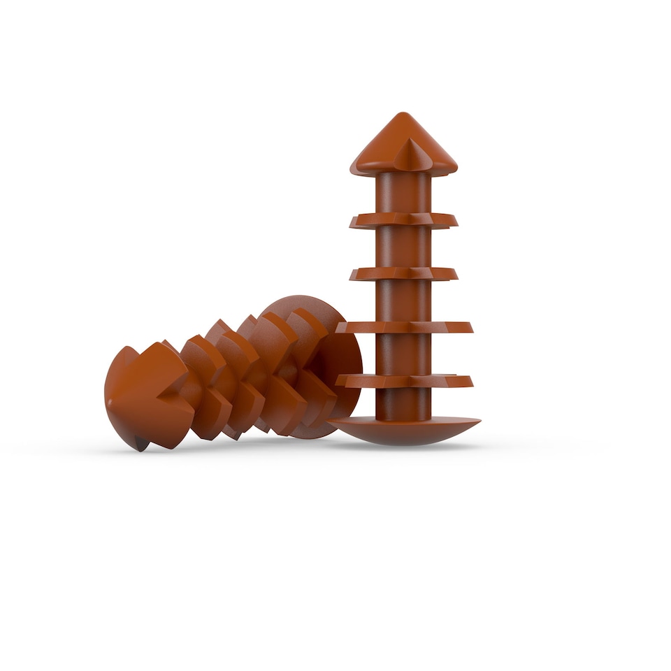 image 1 of Dryzone Damp Proofing DPC Injection Course Wall Plugs x 100 (Brown)