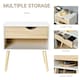 image 5 of HOMCOM Bedside Table with Drawer & Shelf, Nightstand, End Table for Bedroom