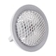 image 2 of White Rechargeable 3 Speed Desk Fan with LED Dimmable Ring Light
