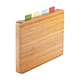 image 4 of XD Collection Bamboo Chopping Board (Pack of 4) - Brown - One Size | Brown