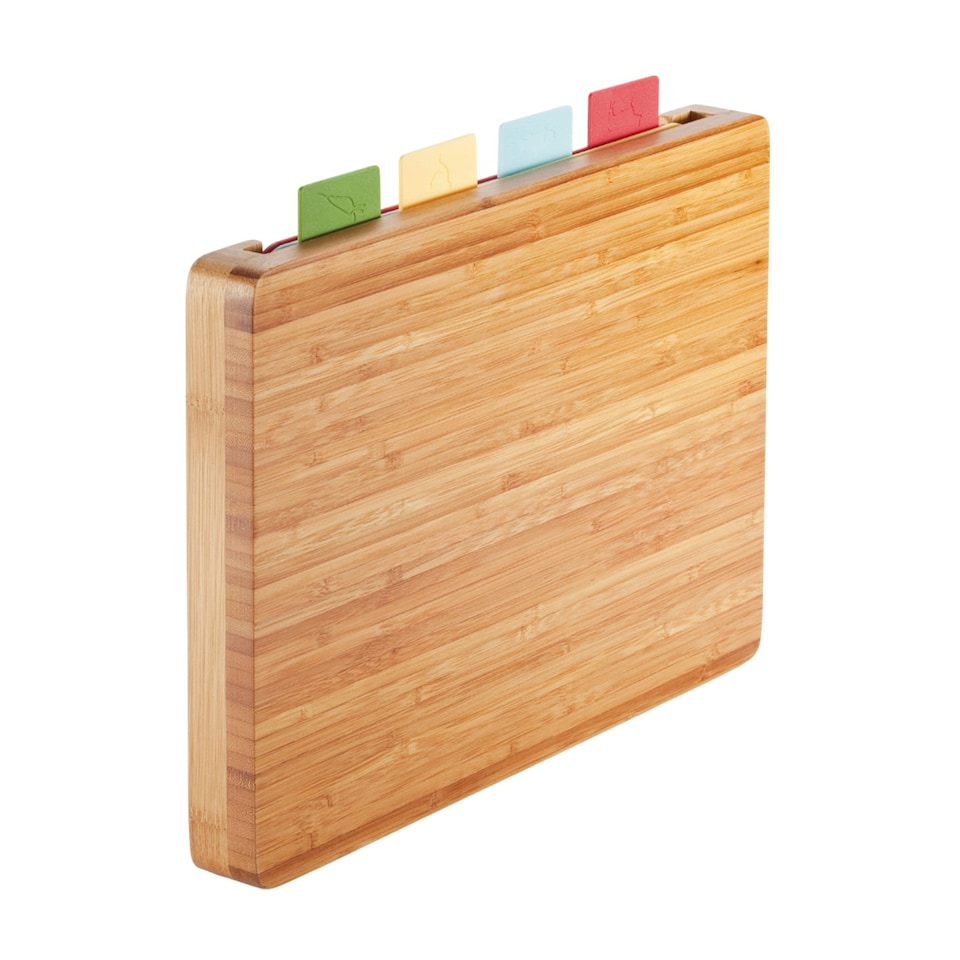 image 1 of XD Collection Bamboo Chopping Board (Pack of 4) - Brown - One Size | Brown