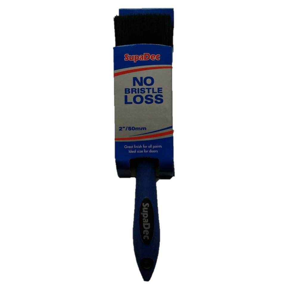 image 1 of SupaDec Flat Paint Brush - Navy - 100mm