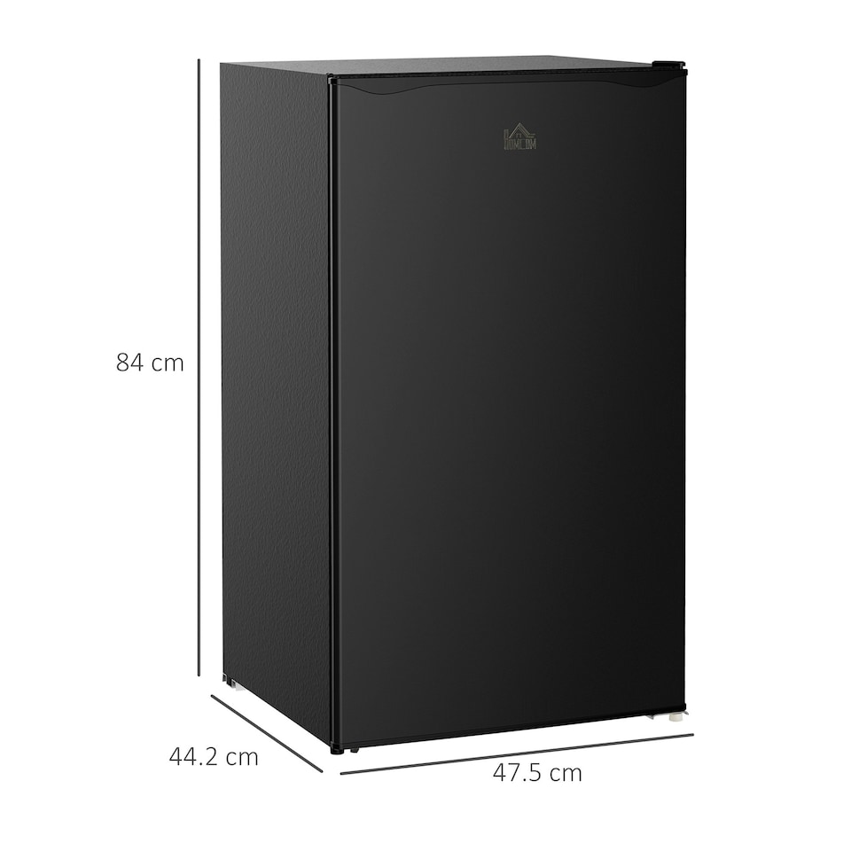image 1 of HOMCOM 91L Freestanding Under Counter Fridge with Reversible Door