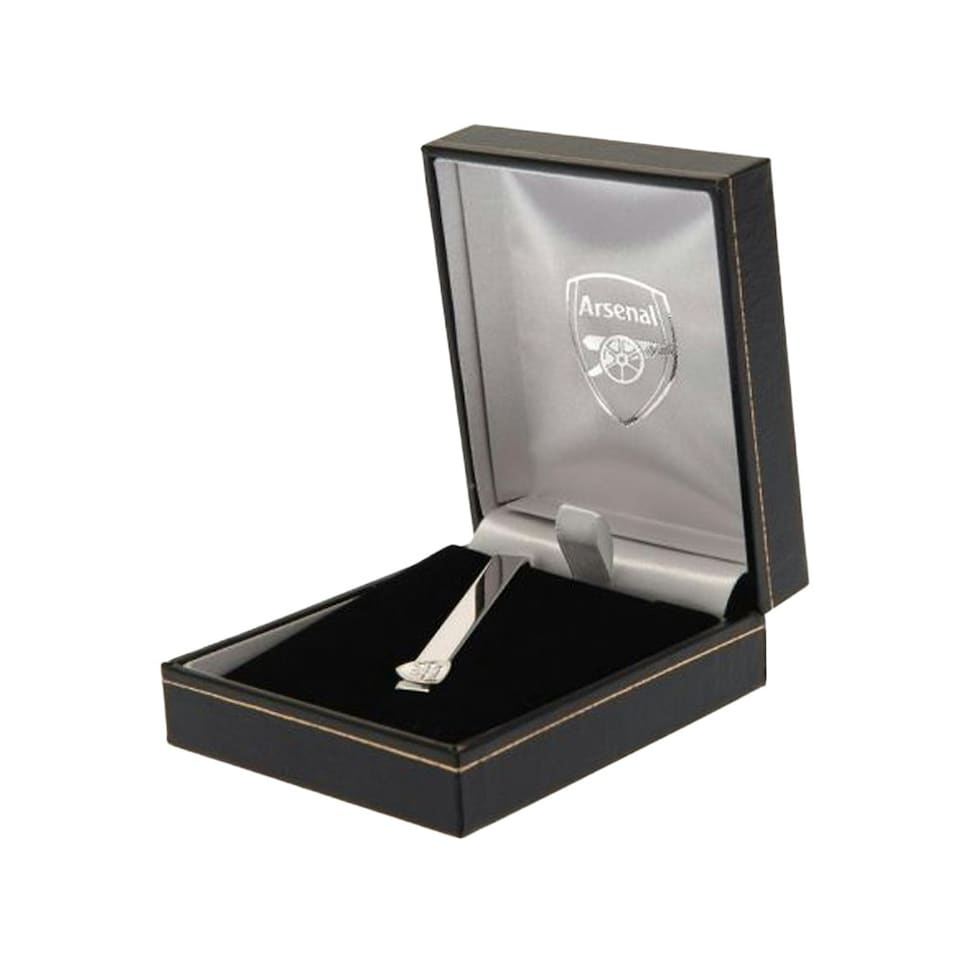 image 1 of Arsenal FC Crest Tie Clip - Silver - One Size