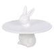 image 1 of Something Different Rabbit Cake Stand | White | White | One Size | 1