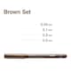 image 3 of Copic Multiliner, Brown, Set of 4
