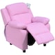 image 2 of HOMOM Kids Recliner Armchair PU Leather Game Chair Children Sofa Seat | Pink | One Size