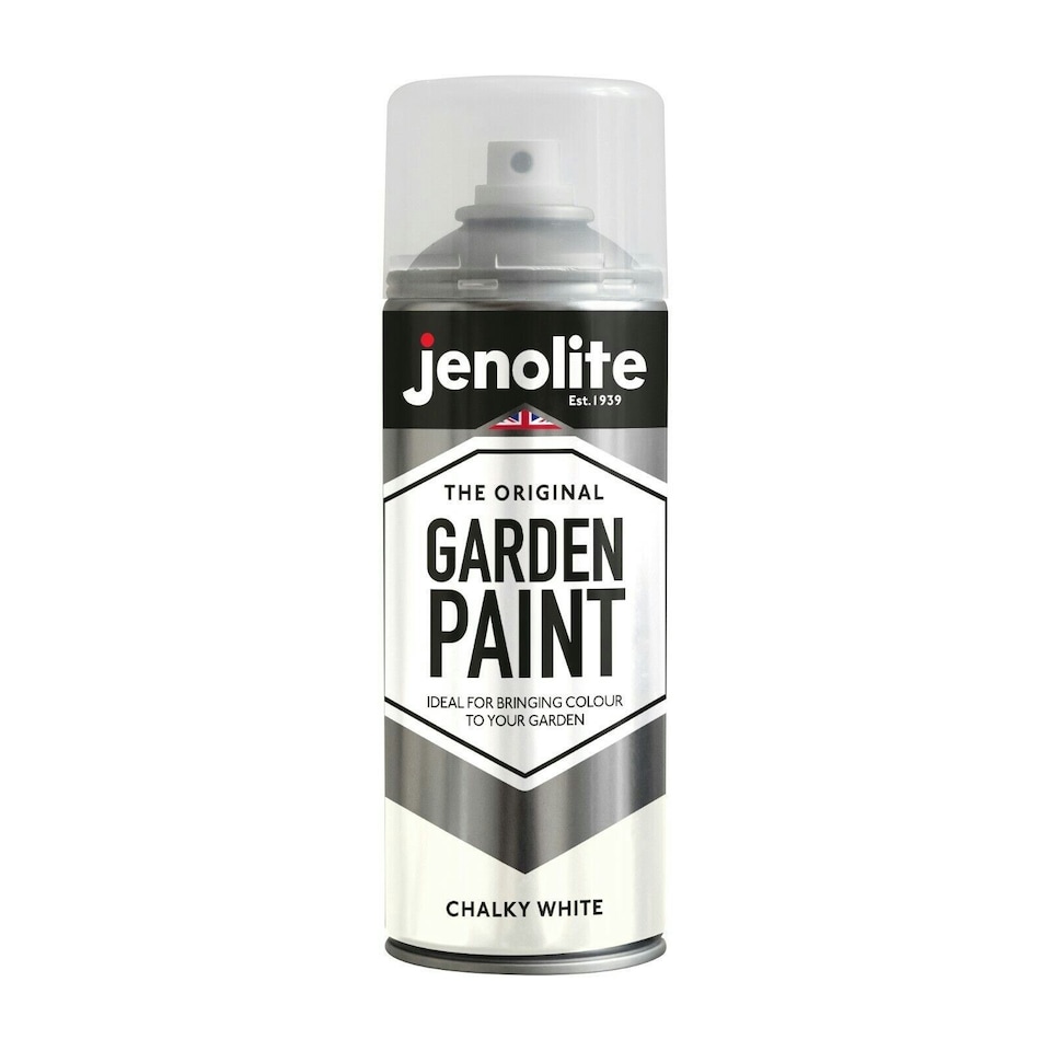 Jenolite Multi-Surface Garden Furniture Paint - Chalky White - 400ml Spray Can