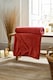 image 1 of Snuggle Touch 140 x 180cm Soft Blanket - Solid Colour Plain Throws | Red | Crimson | 1