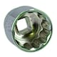 image 4 of 3/8" Drive Shallow Metric MM Shallow Sockets Bi-Hex 12 Point 8mm - 24mm 17pc
