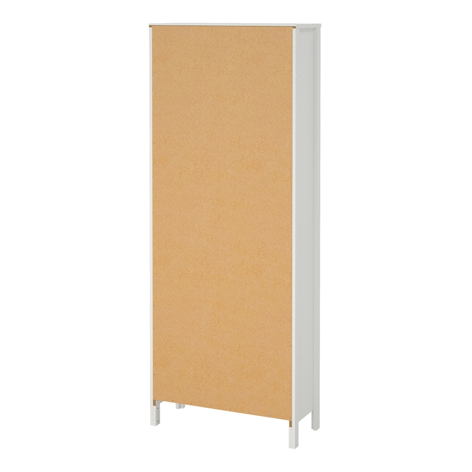 image 1 of Barcelona China Cabinet 2 Glass Doors with 3 Drawers in White