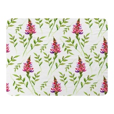 Pink & Green Leaves (Blanket)