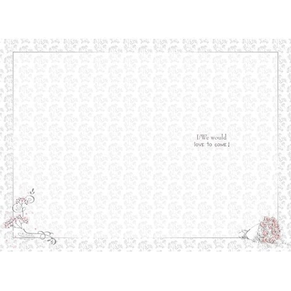 image 1 of Me To You Bear Thank You Wedding Invitation Wedding Day Card