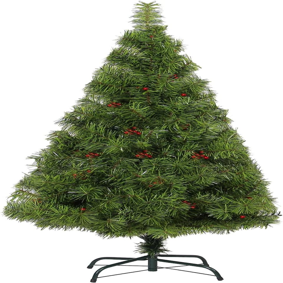 image 1 of 7FT Green Elegant Desiner Bushy Christmas Tree | Green | Green | 7ft