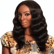Sleek Noble Gold Syn Bohemian Indie Weave Multi | F1B/30 | 16 inch