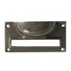 image 3 of Hammer & Tongs Filing Cabinet Drawer Pull with Card Frame - W100mm x H50mm - Raw N/A