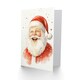 image 2 of Laughing Santa Claus Portrait Blank For Him Or Her Art Xmas Festive Christmas Card