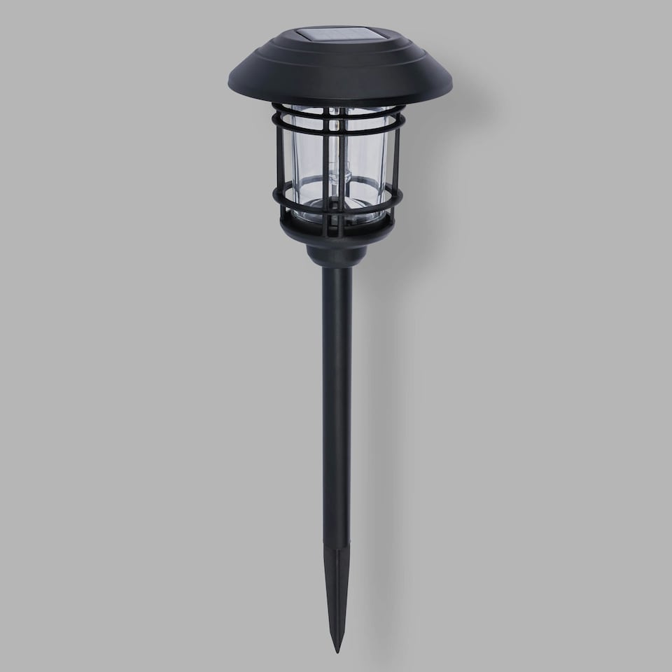 image 1 of BHS Caelum LED Outdoor Solar Spike Light, Black | Black | Black | 1