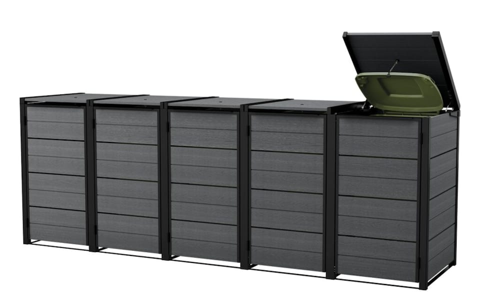 image 1 of Keter 240L Bin Hideaway Extension - Grey