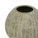 image 2 of Catania Round Vase - Ceramic - L22 x W22 x H18 cm - Light Grey Grey