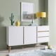 image 6 of Otto Sideboard Large 2 Door with Drawers in Grey | Grey