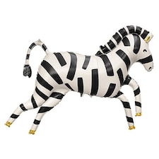 Zebra Shaped Helium Foil Giant Balloon 100cm / 39 in