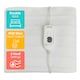 image 1 of Abode AEDB2002 Double Electric Blanket 90W Heated Underblanket White 3 Heats White
