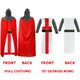 image 5 of Medieval Crusader St George Costume Red | L