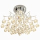 image 1 of HOMCOM Modern K9 Crystal Chandelier Ceiling Lighting Pendant Lamp with 3 Light